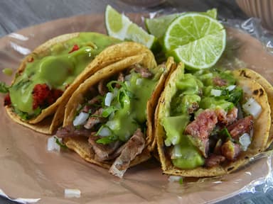 Taco en Trozo de Arrachera