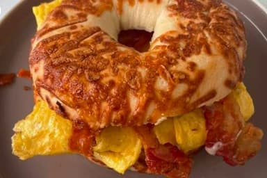 Ham, Egg & Cheese Bagel