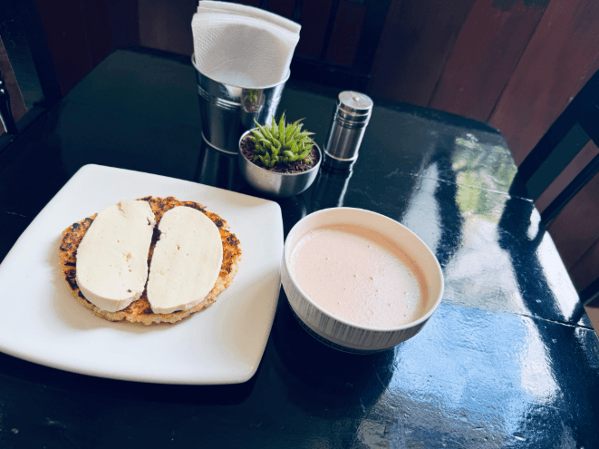 Arepa de puro chócolo