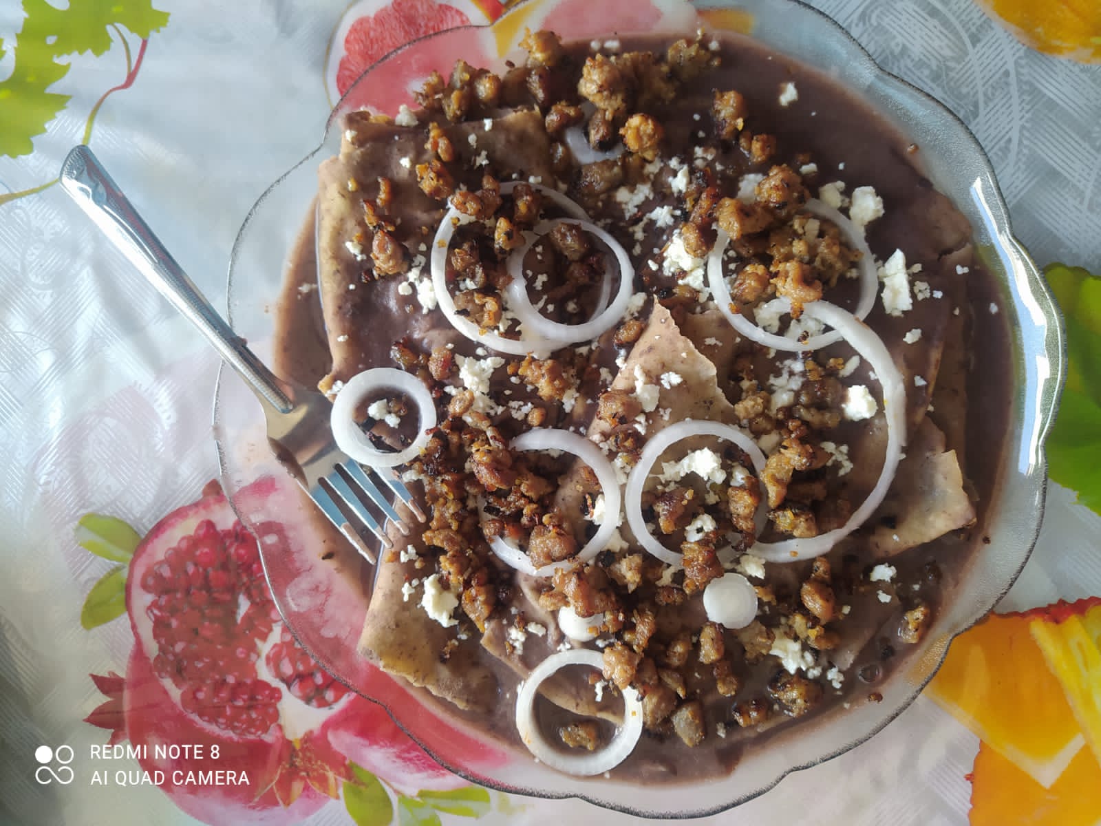 ENFRIJOLADAS CECINA