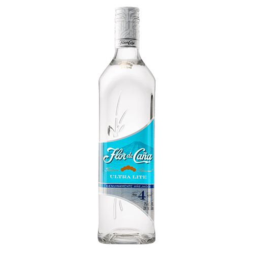 Ron Flor de Caña Ultra Lite 4 Años 750 ml