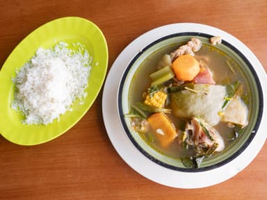 Olla de Carne + Arroz Blanco