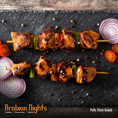 Pollo Shish Kebab
