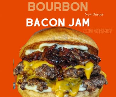 Hamburguesa Bourbon Bacon Jam