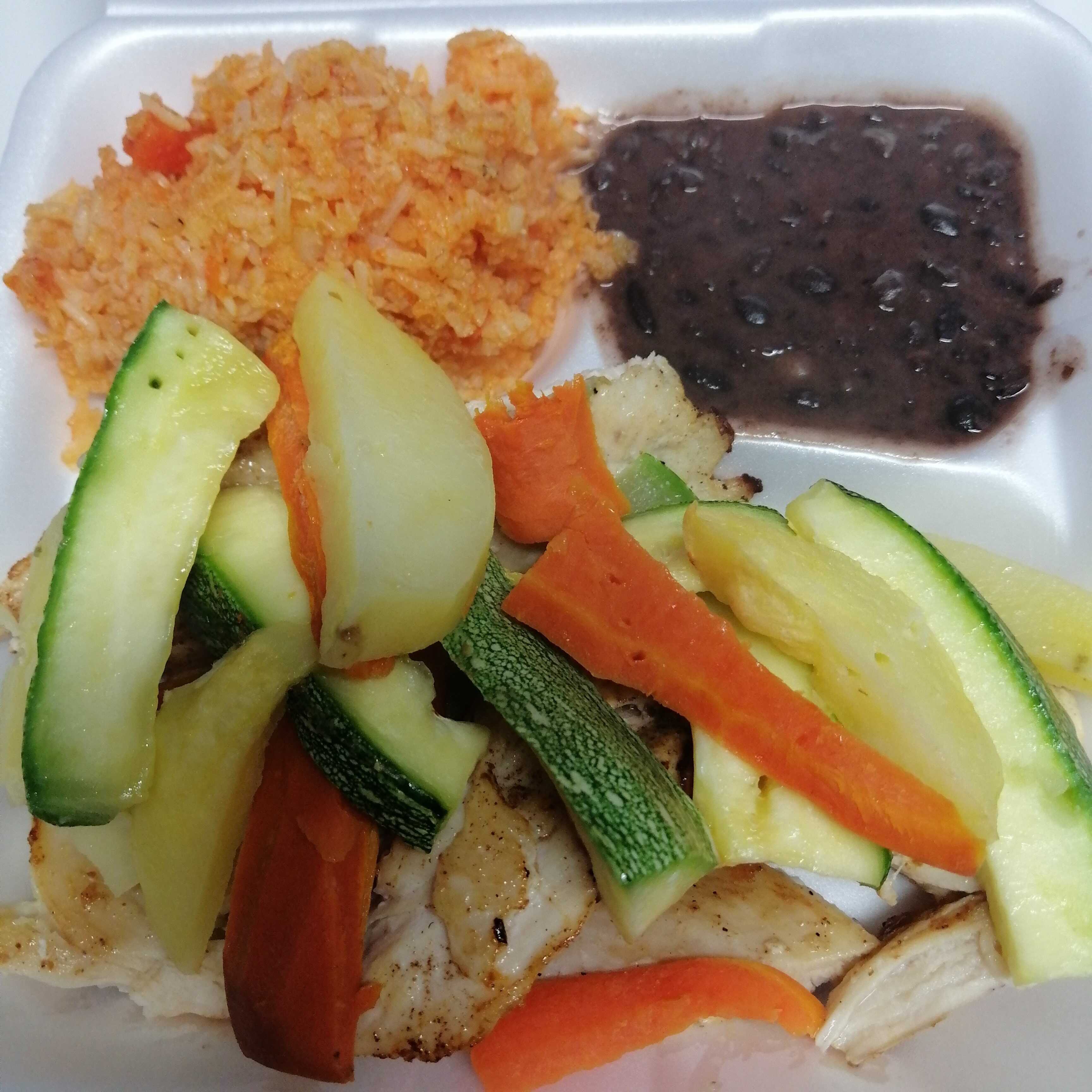 Pechuga a la Plancha con Verduras al Vapor