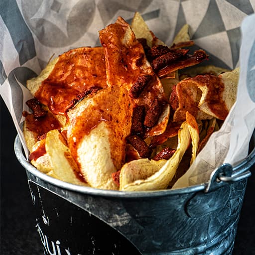 Papas Fritas con Chamoy