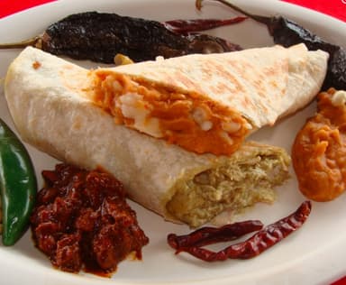 Burrito de Chicharron prensado