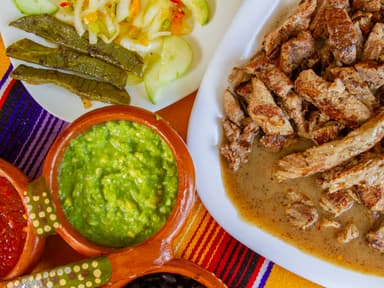 1/4 de Arrachera para Acompañar