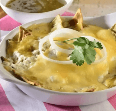 Chilaquiles Verdes Gratinados