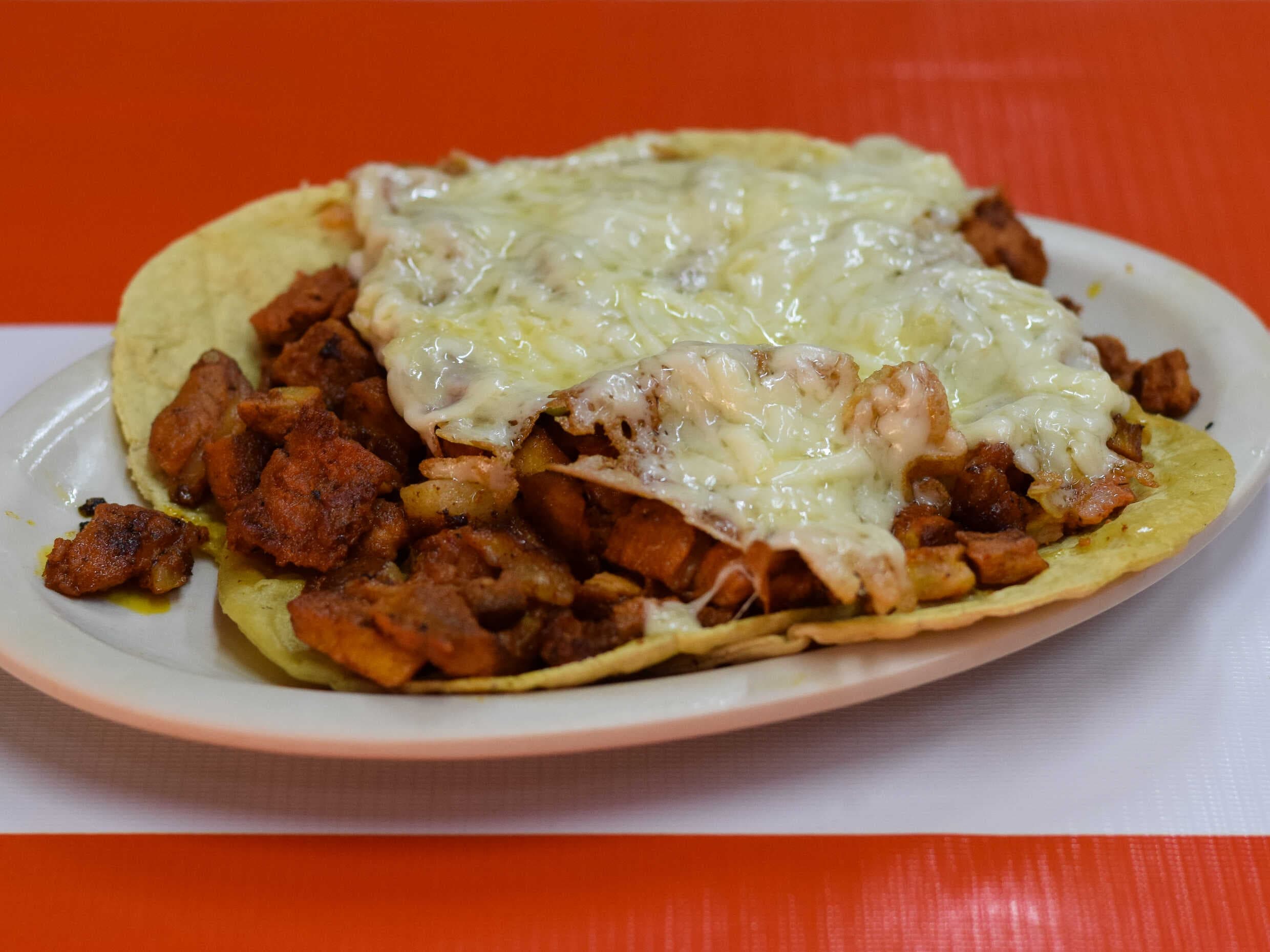 TACOS- Pastor con Queso