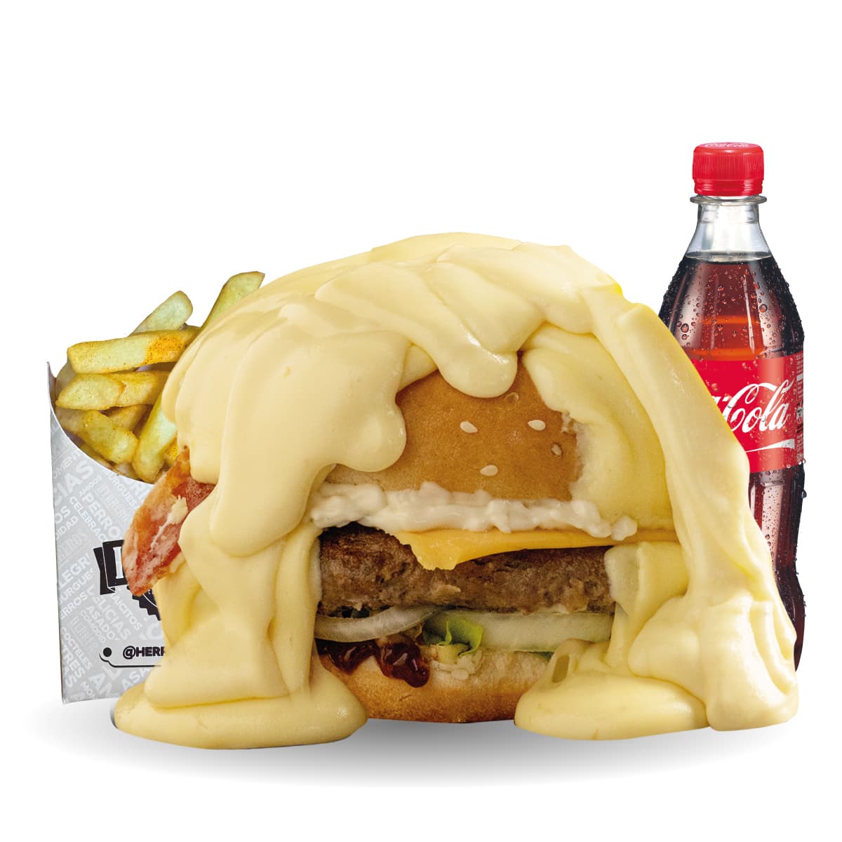 Combo Hamburguesa Tres Quesos