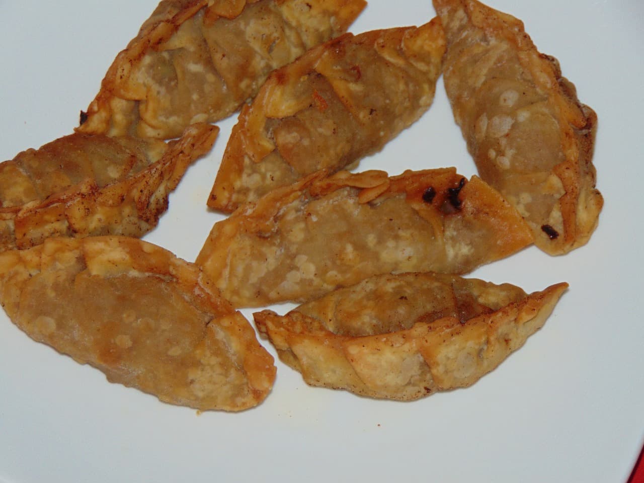 Gyosas rellenas de camaron.