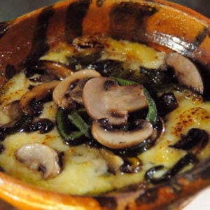 1 Orden de Queso con champiñones