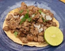Orden Tacos de Bistec