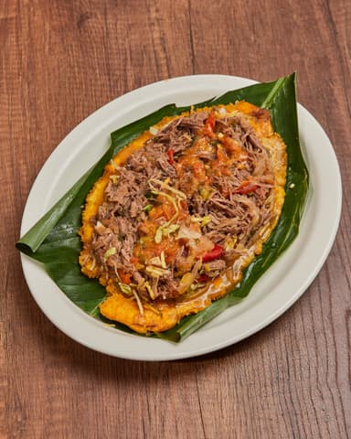 Patacon Mixto (Carne y Pollo)