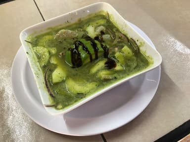 Tostada de aguachile verde