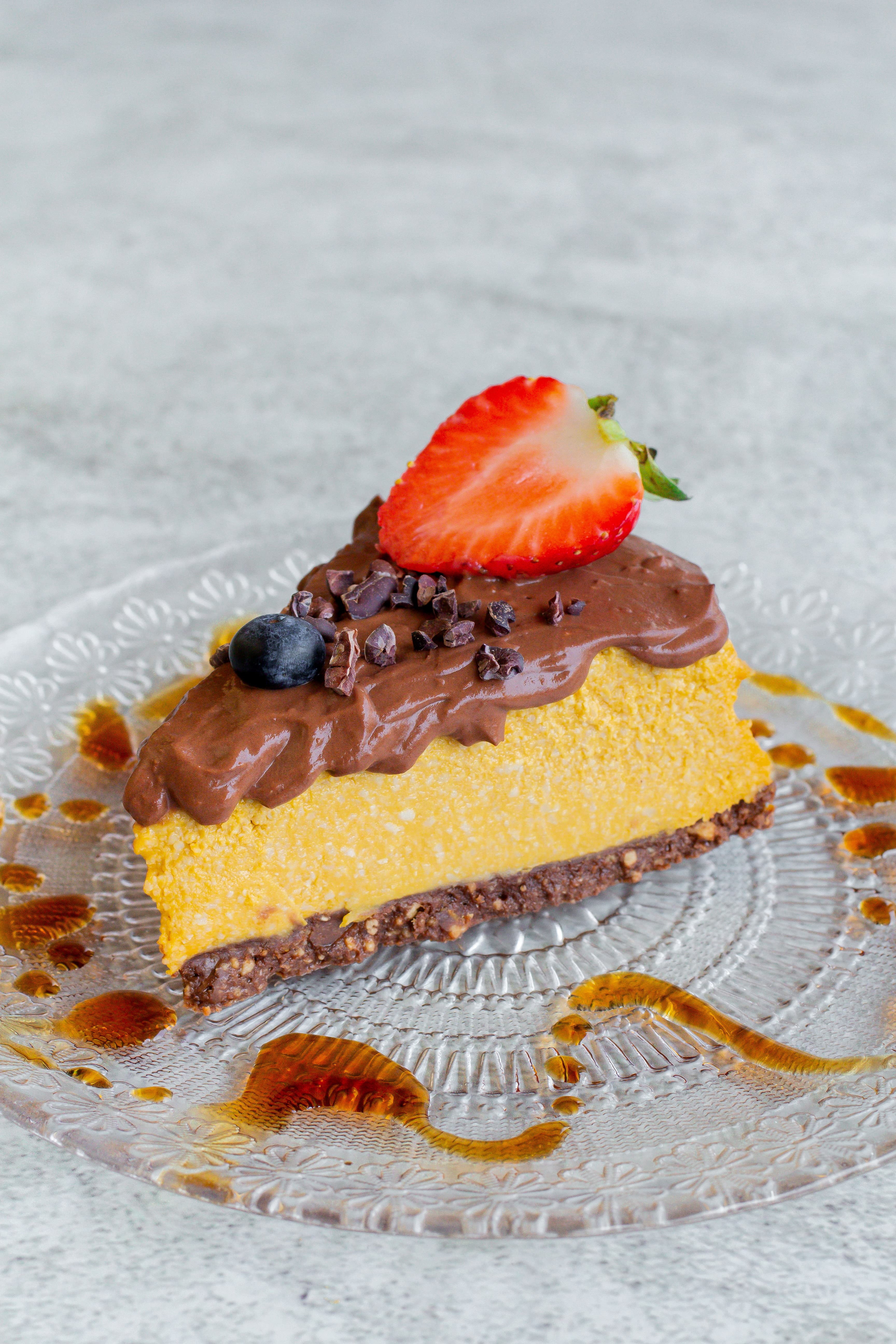 Cheesecake de Chocolúcuma Vegano