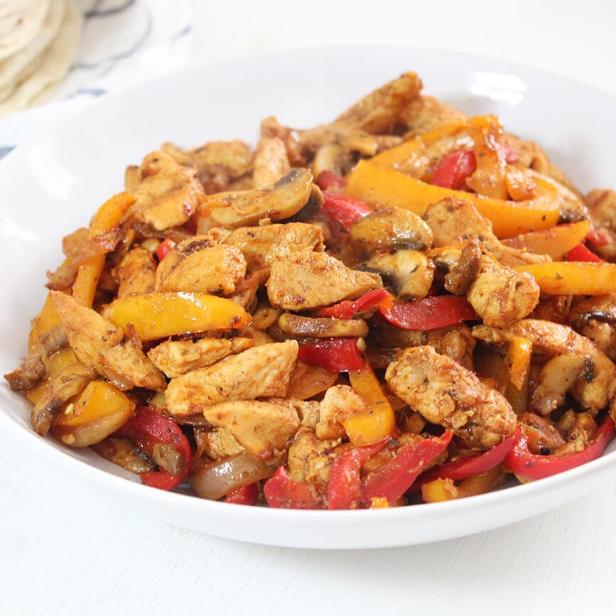 Fajitas de Pollo