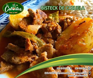 Orden de Bistec a la Cazuela