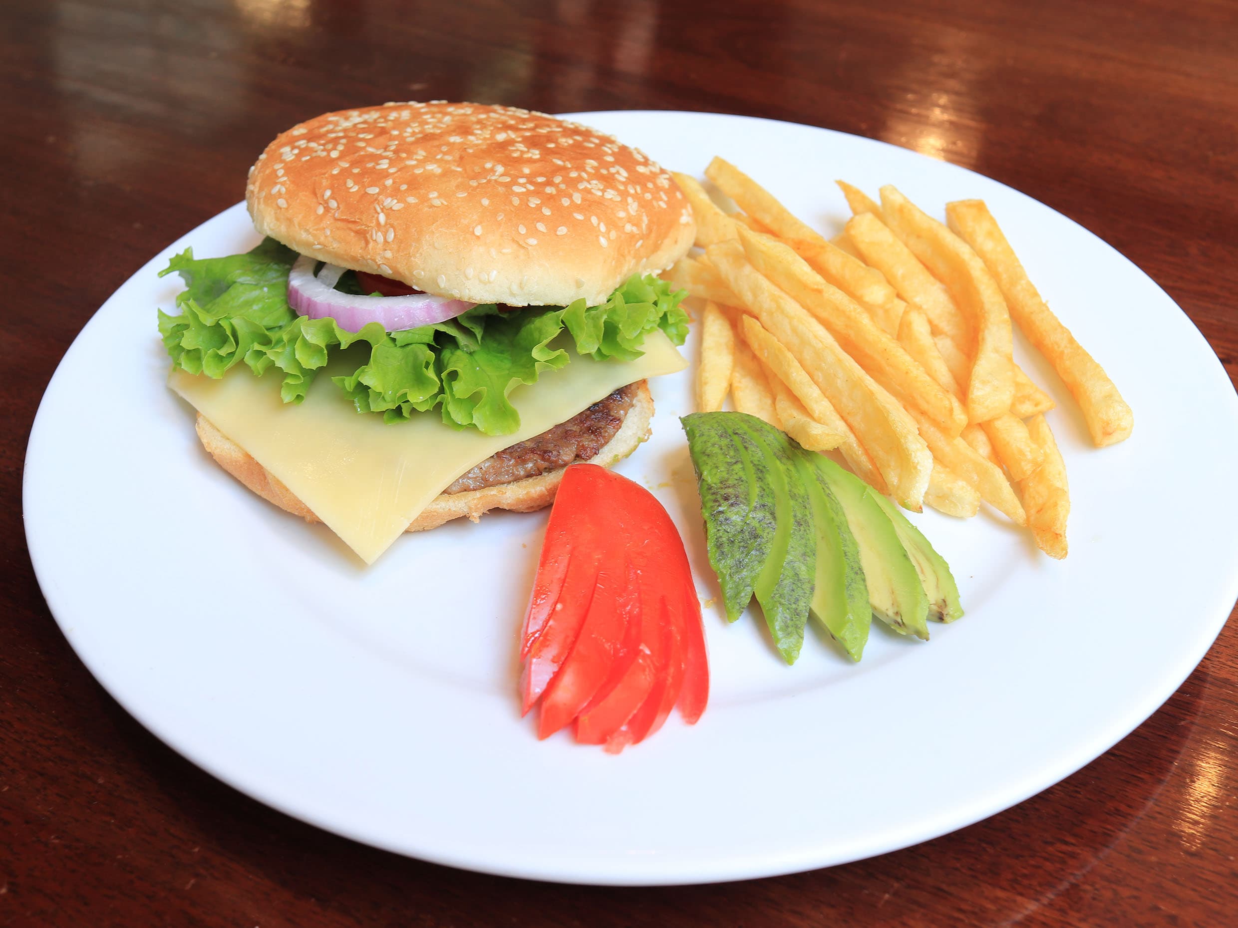 Hamburguesa con queso