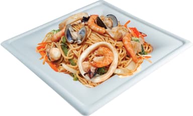 Tallarín con Mariscos