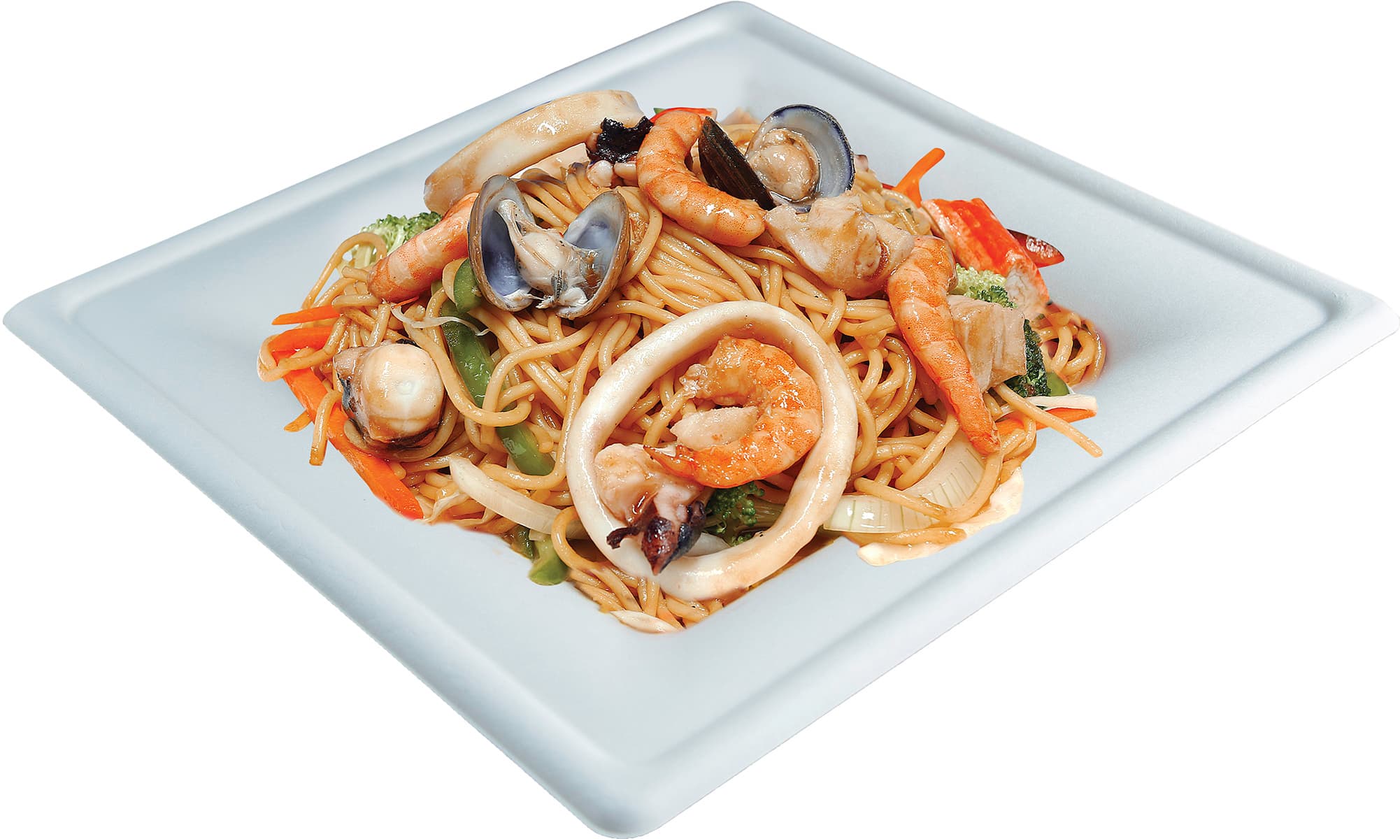 Tallarín con Mariscos