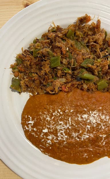 Guiso de Machaca con Verdura