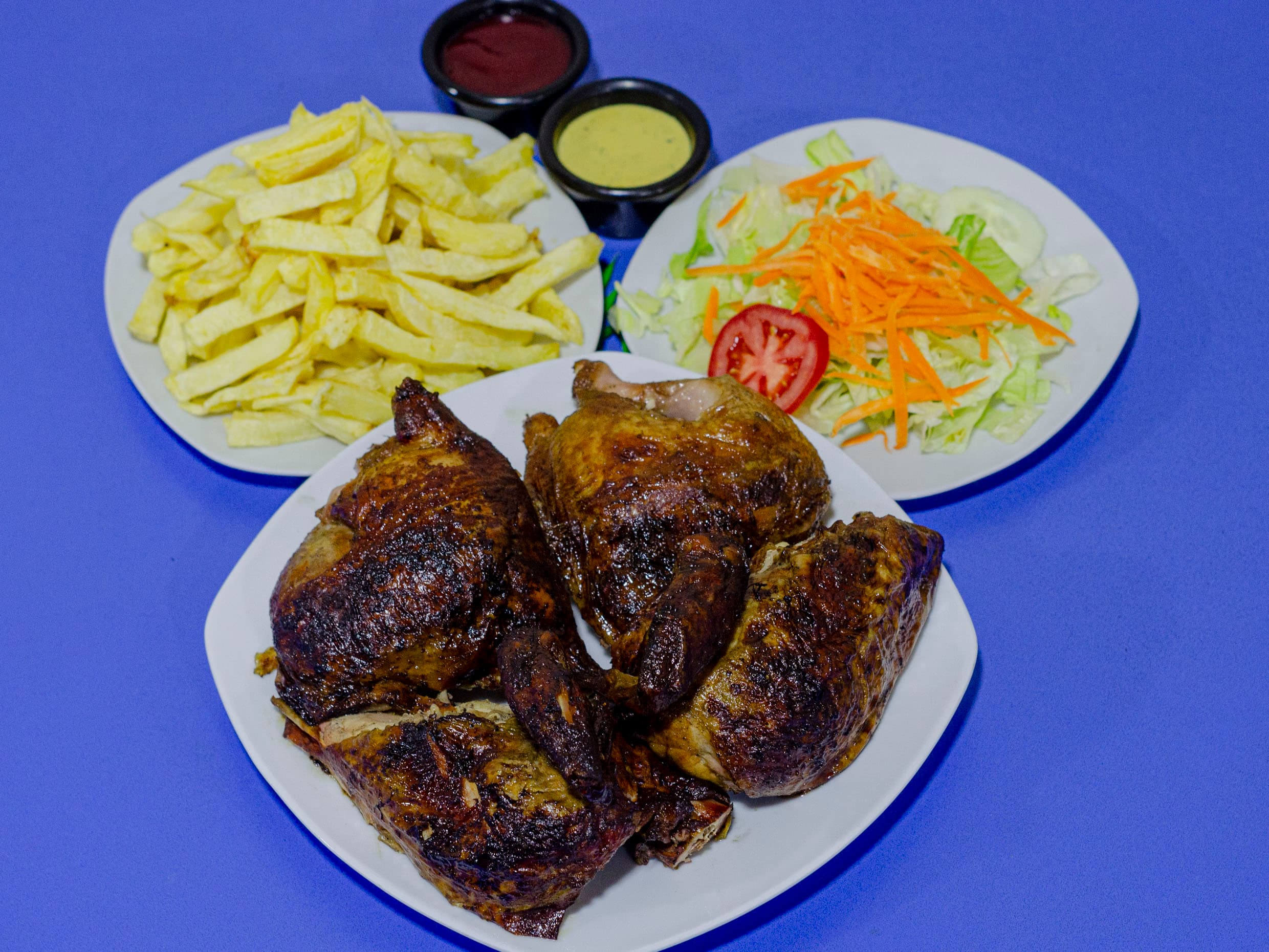 1 Pollo a la Leña