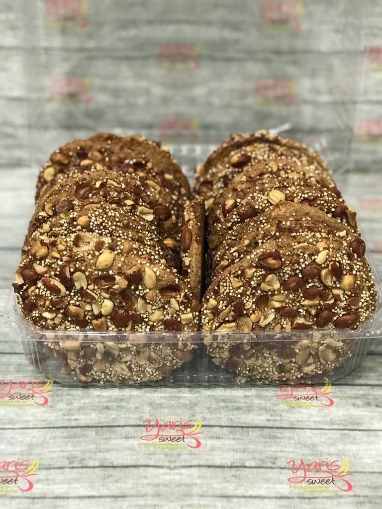 Caja de galleta integral de Cacahuate con 23 pz