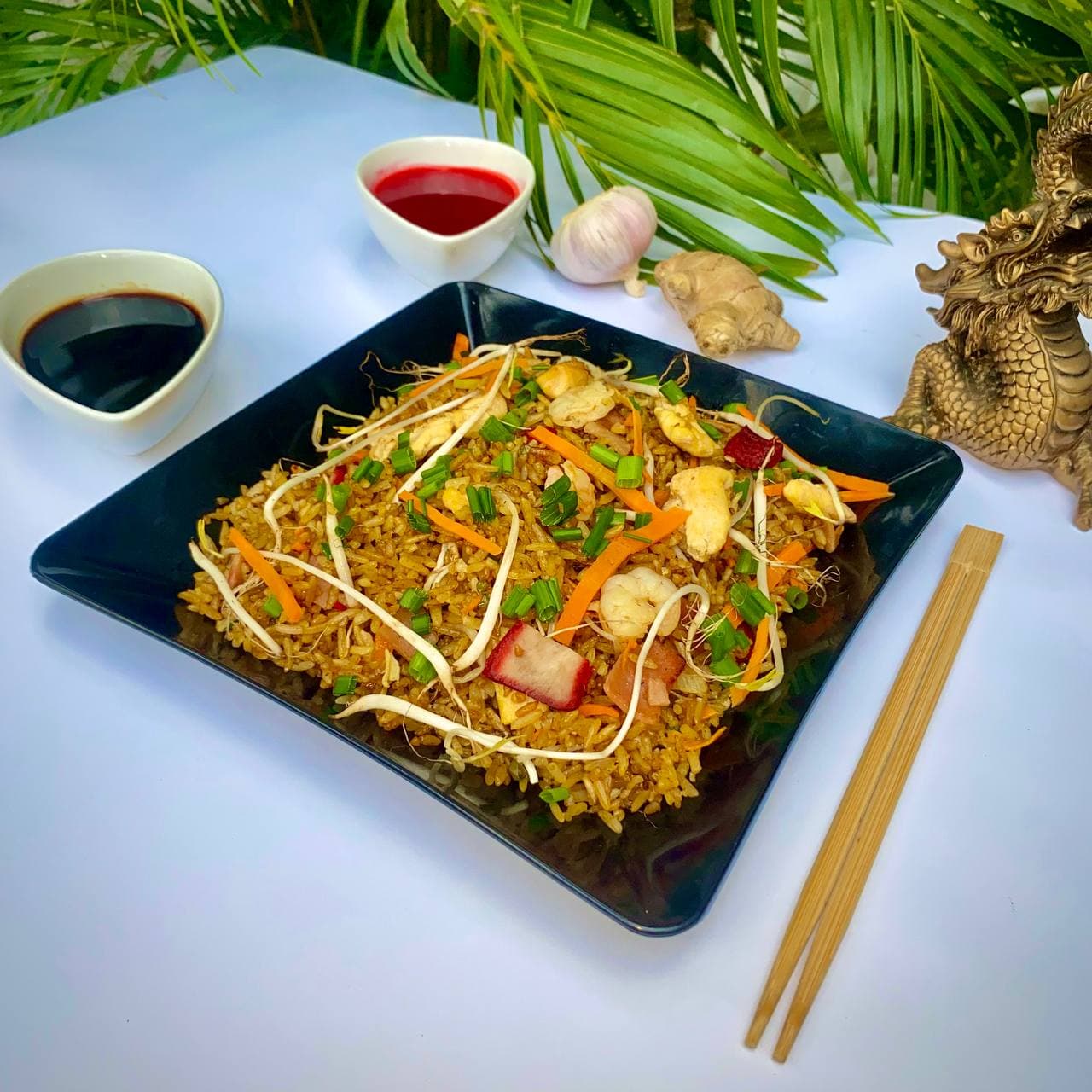 Arma tu Combo Personal de Arroz Chino + Gaseosa400