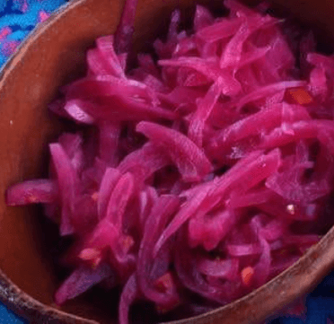 Cebollas moradas