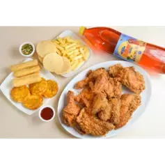 Pollo Broaster con Todos los Juguetes