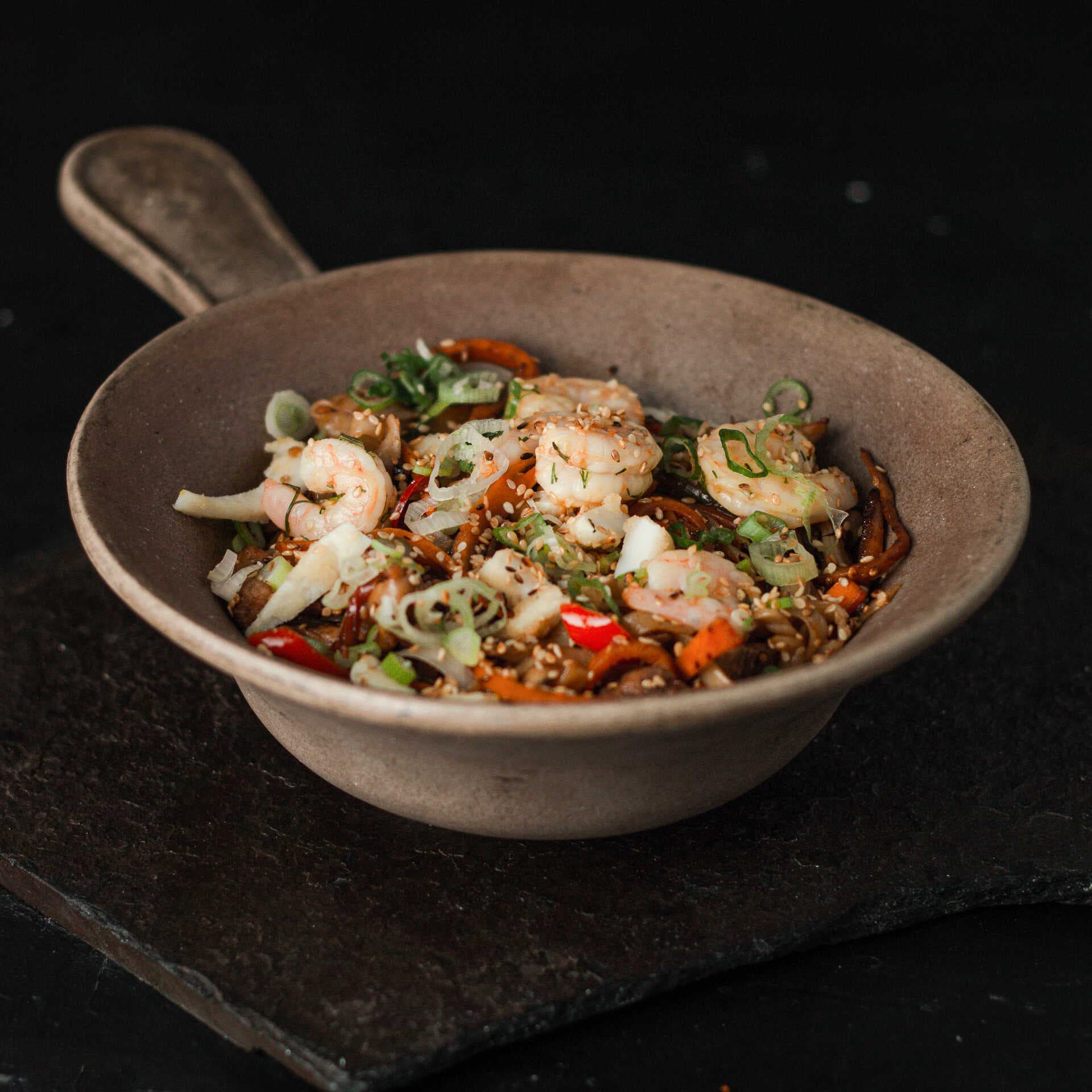 Wok Frutos del Mar