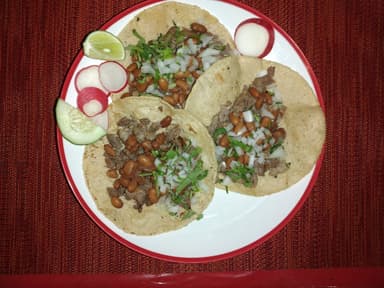 Taco de chorizo