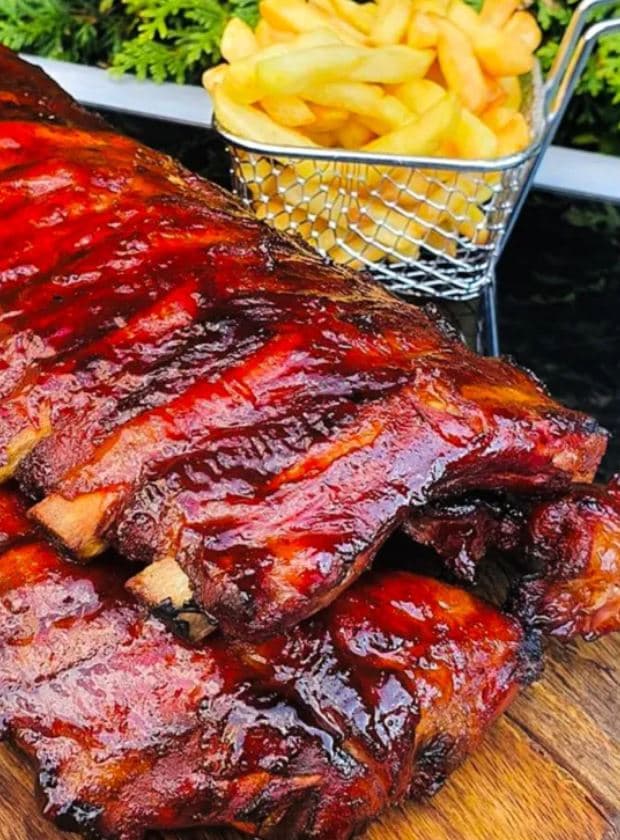 Bourbon Ribs and Wings