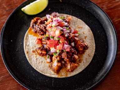 Taco de Pulpo a la Diabla