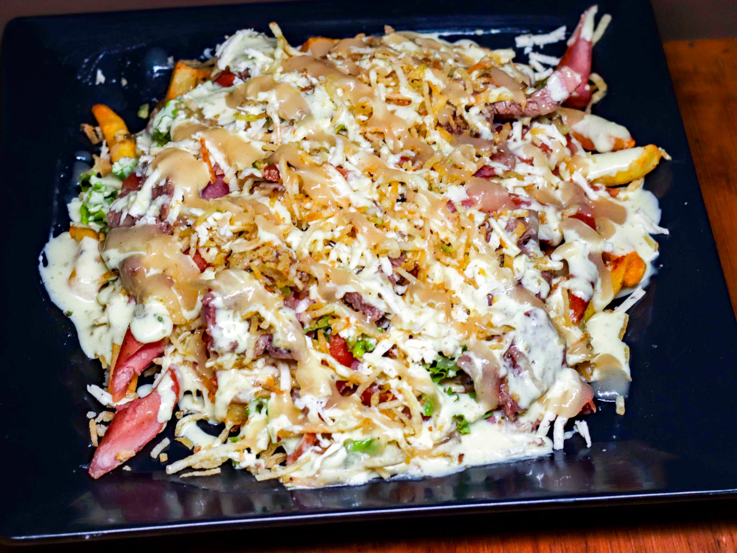 Salchipapa Carne
