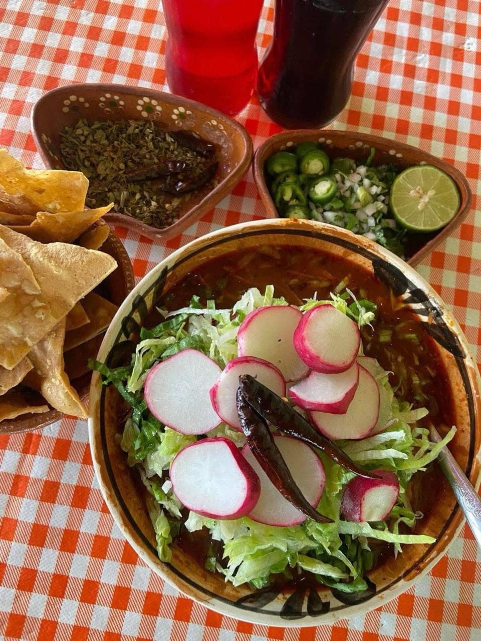1 Lt de Pozole de Puerco Rojo