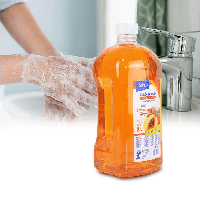 Gel Kleen Jabon para Manos  Durazno