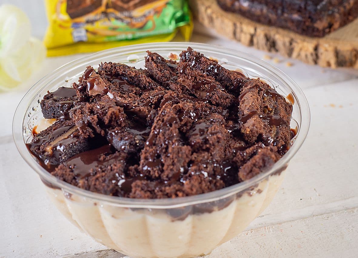 Arroz con Leche y Brownie
