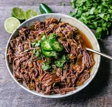 Plato de Barbacoa de Res.