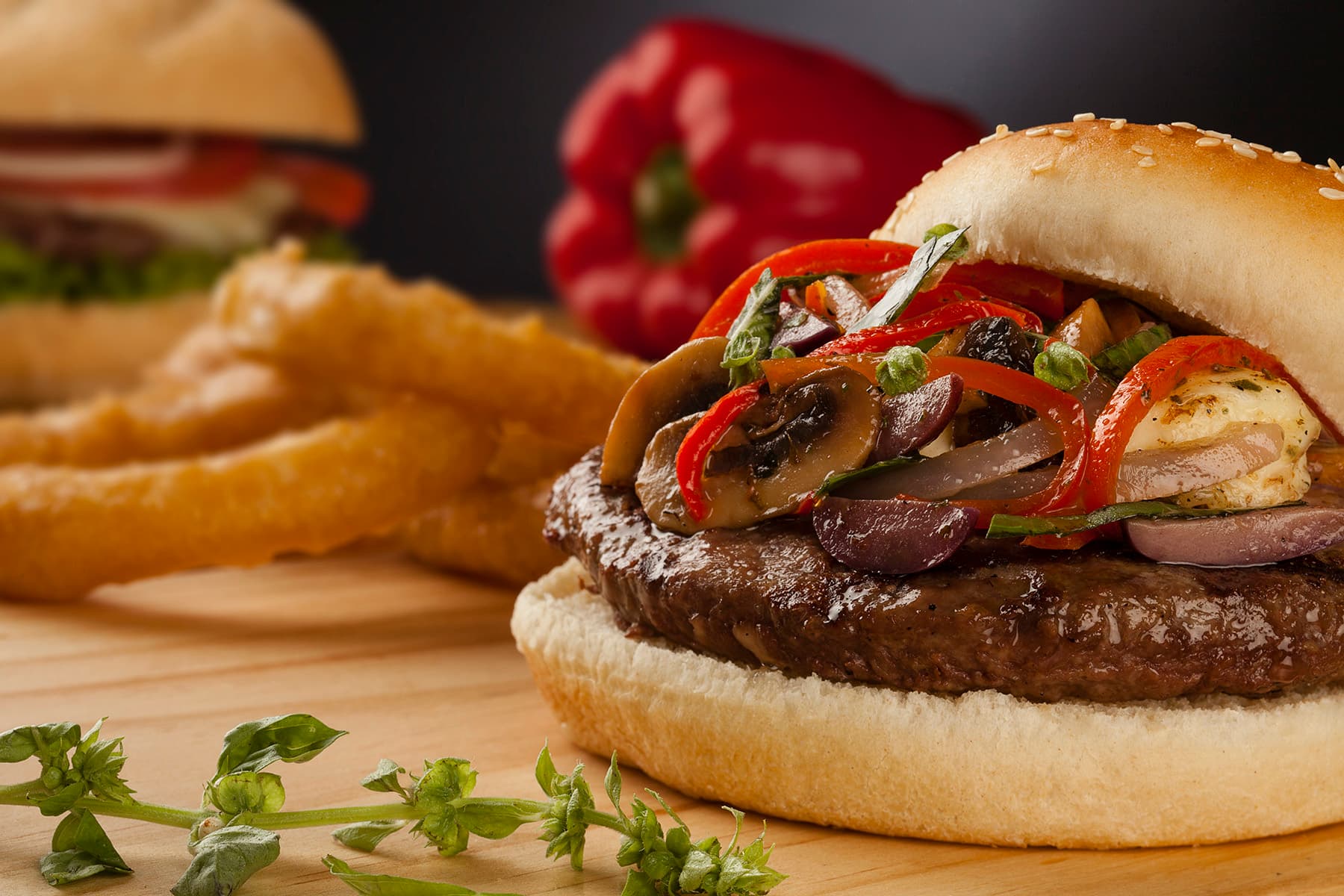 Hamburguesa Mediterránea