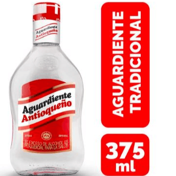 Aguardiente Antioqueño 375 ml rojo