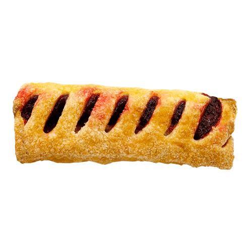 Flautín Dulce con Fresa y Chocolate