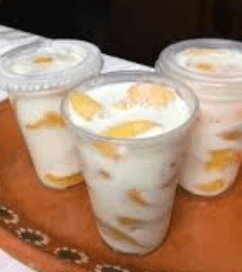 Durazno con Crema