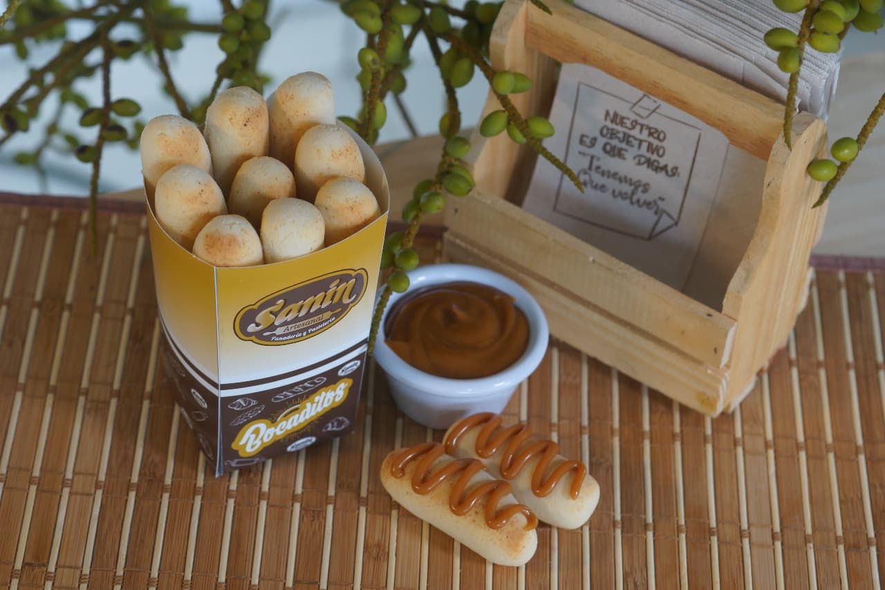 Bocaditos de Pandebonos x10 + arequipe