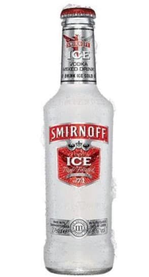 Smirnoff Ice Red en Vidrio 355 ml