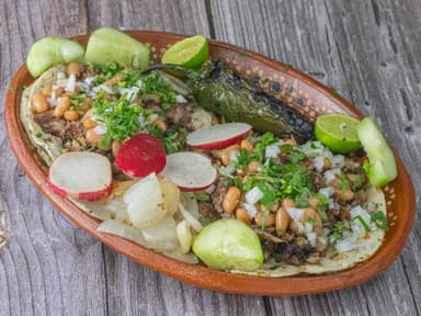 Taco Estilo Tijuana de Maíz