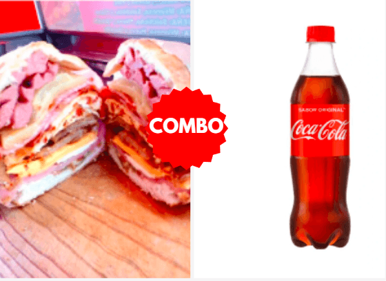 Torta Oaxaqueña + Coca Cola 500 Ml