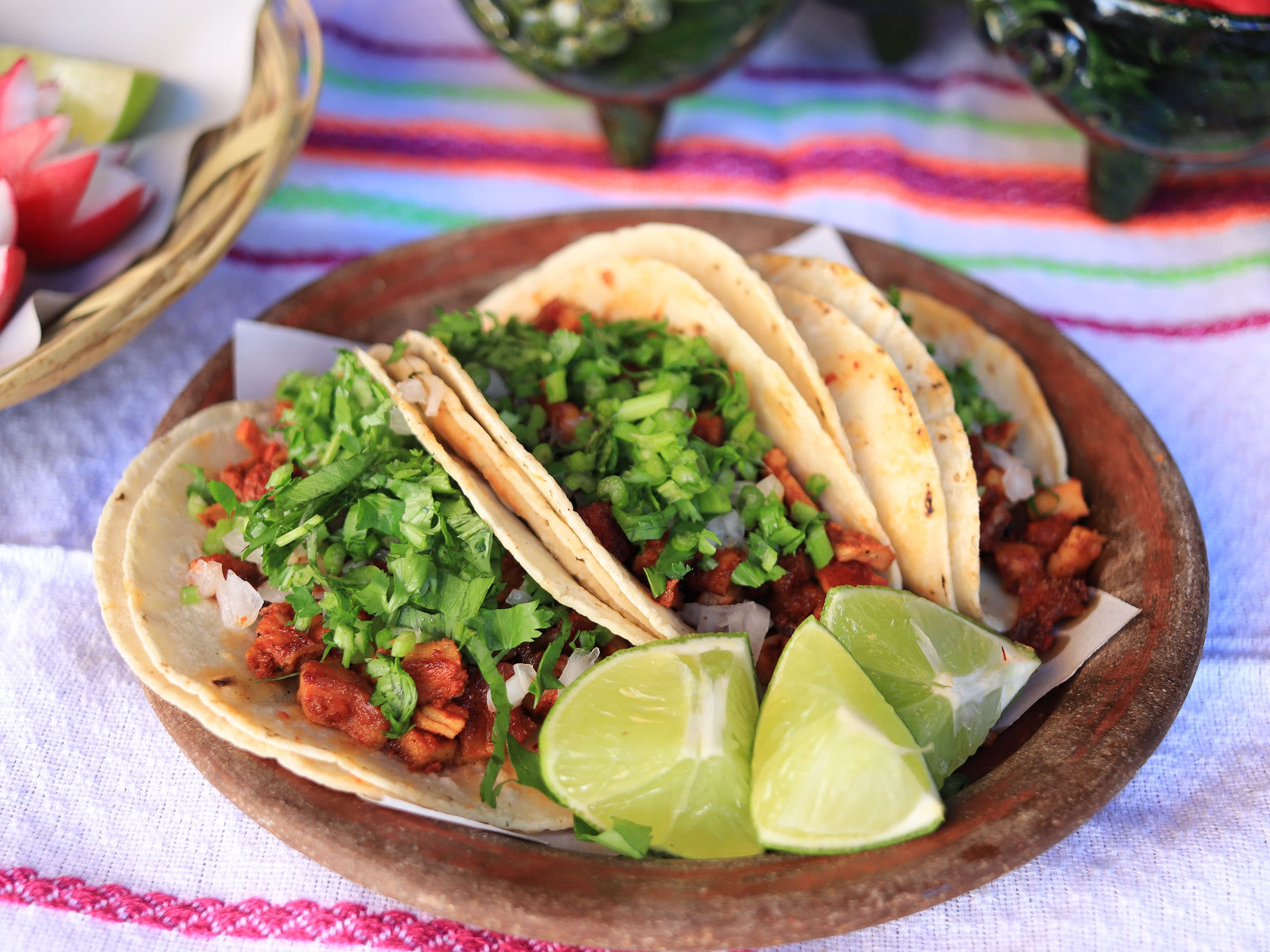 Orden de 3 tacos de cecina